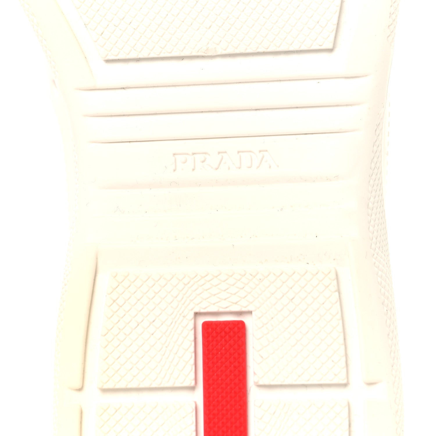 Prada Soft Rubber Mesh Womens America's Cup Sneakers 35 White Argento 8 of 9