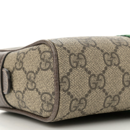 Gucci GG Supreme Monogram Web Small Ophidia Belt Bag 85 34 Dark Brown 9 of 17
