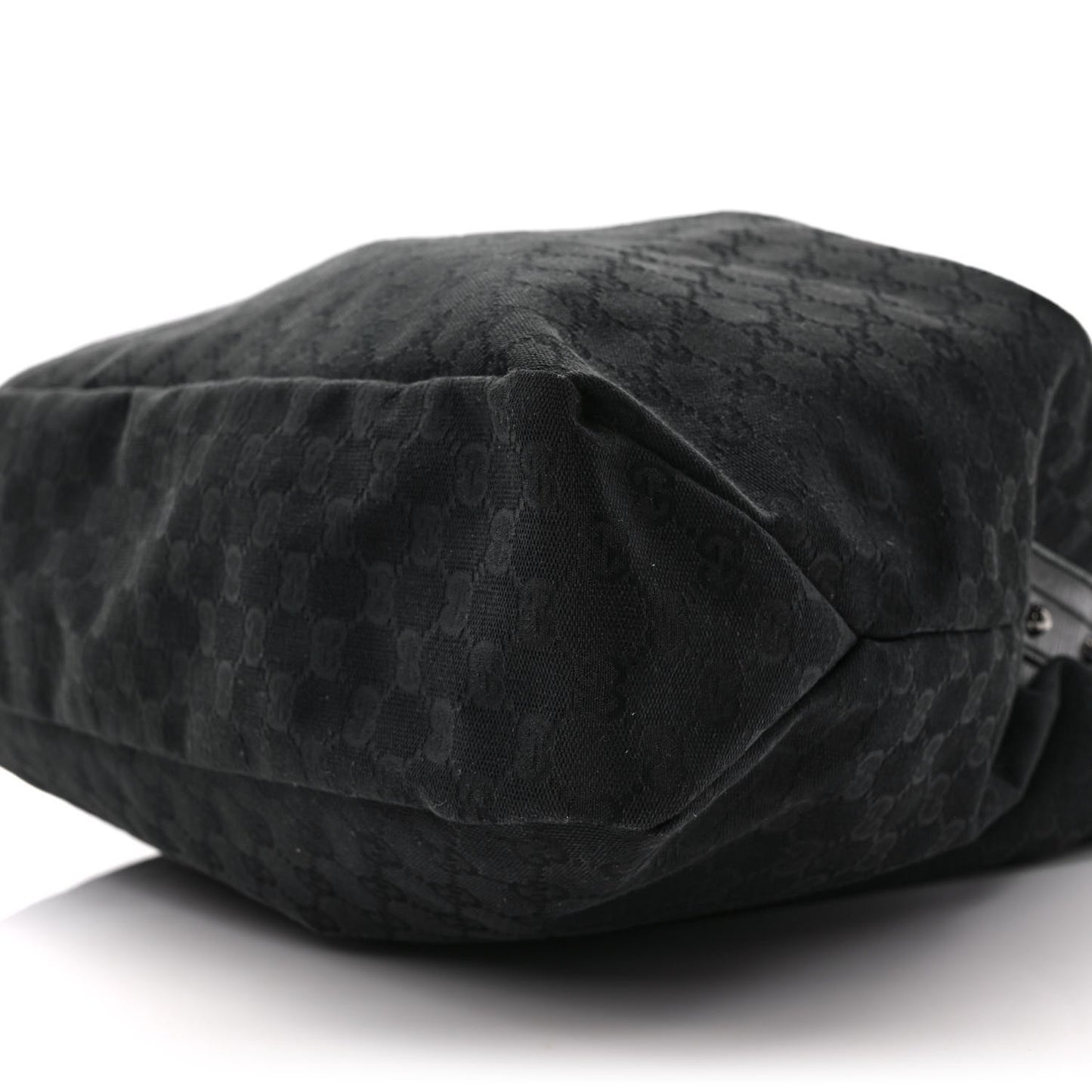Monogram Large Horsebit Chain Hobo Black