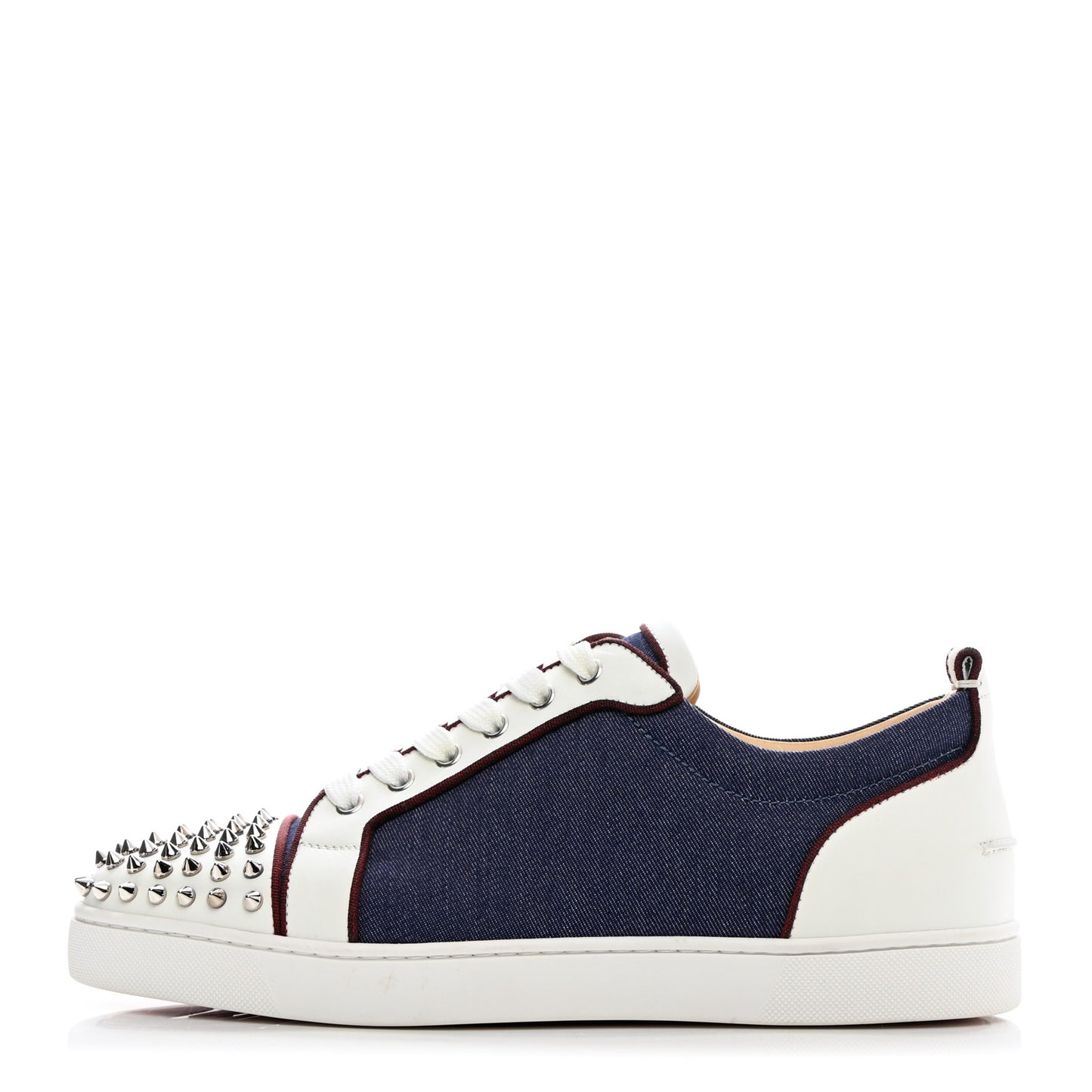 Denim Mens Louis Junior Spikes Flat Sneakers 44 Version Blue