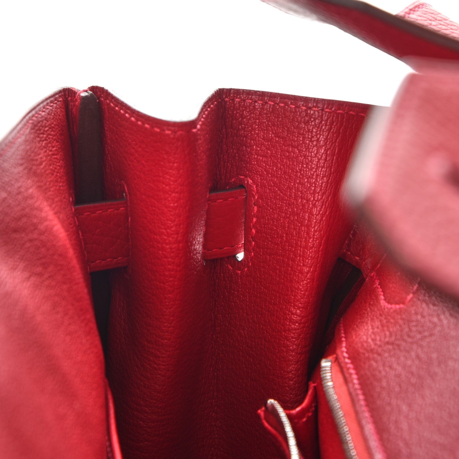 Hermes Taurillon Clemence Birkin 30 Rouge Garance 14 of 36
