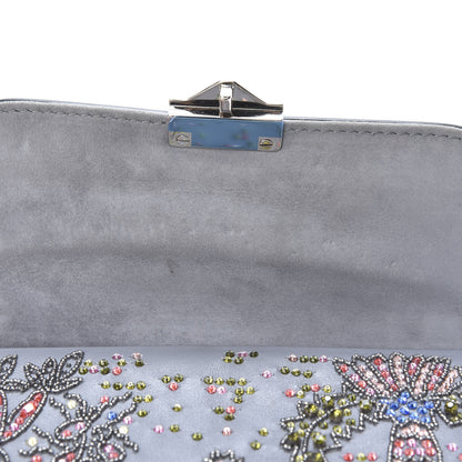 Valentino Garavani Vitello Crystal Embellished Glam Lock Rockstud Flap Periwinkle 7 of 10