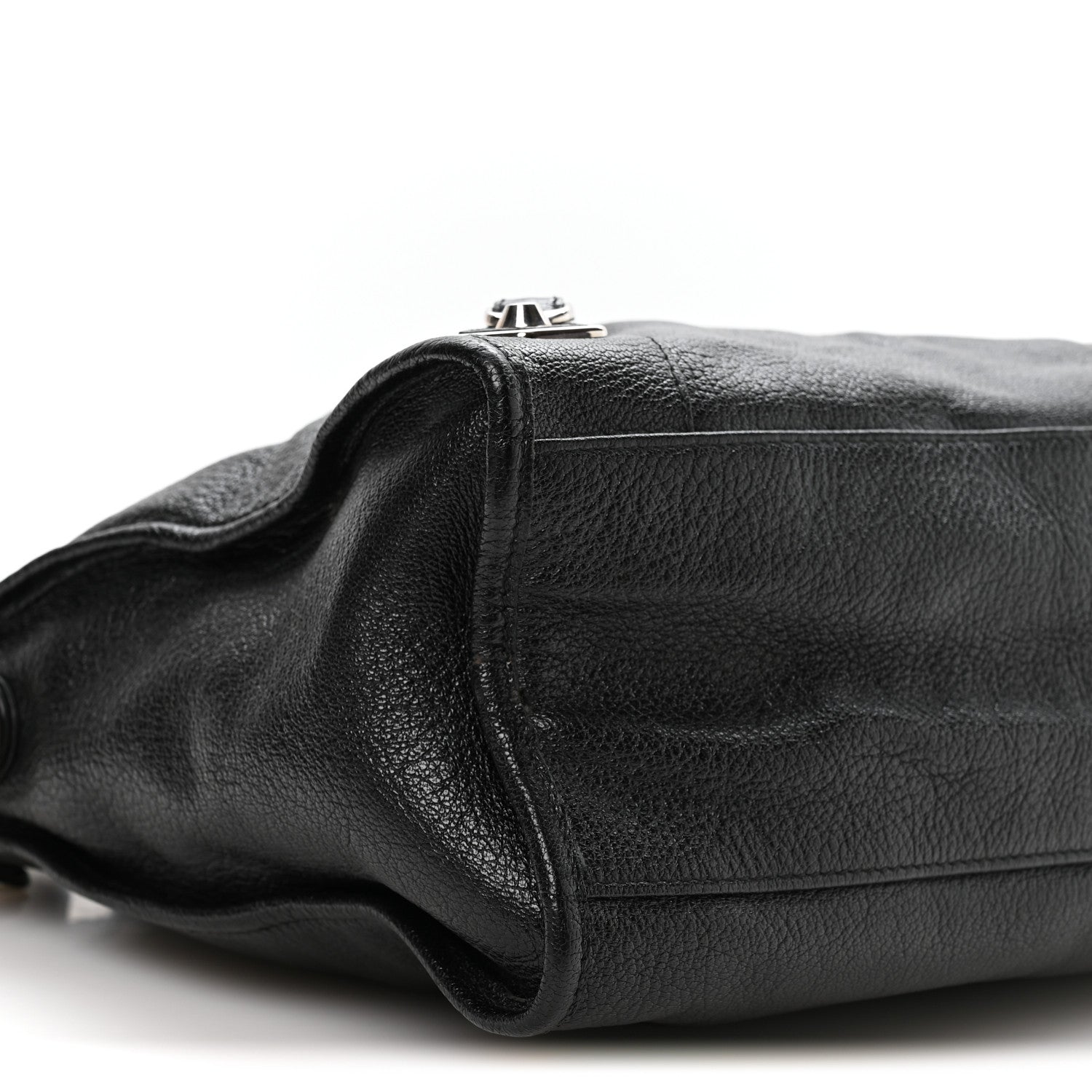 Balenciaga Chevre Silver Metallic Edge Hardware City Black 9 of 11