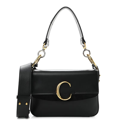Chloe Calfskin Small C Double Carry Black 1 of 11