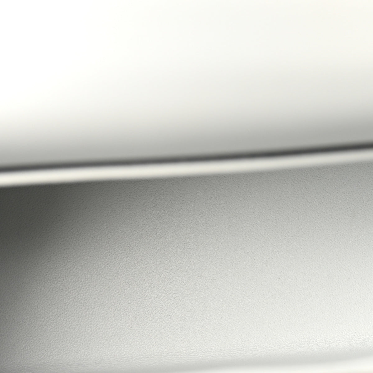 Chevre Mysore Horseshoe Mini Kelly Sellier 20 Gris Platine Nata