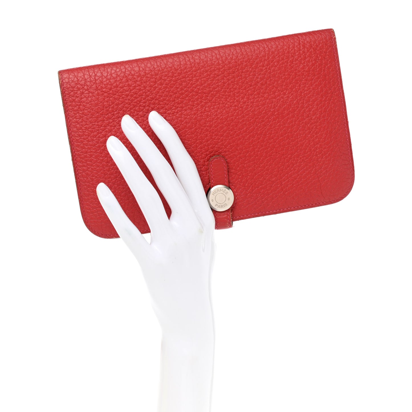Togo Dogon Duo Wallet Rouge Casaque