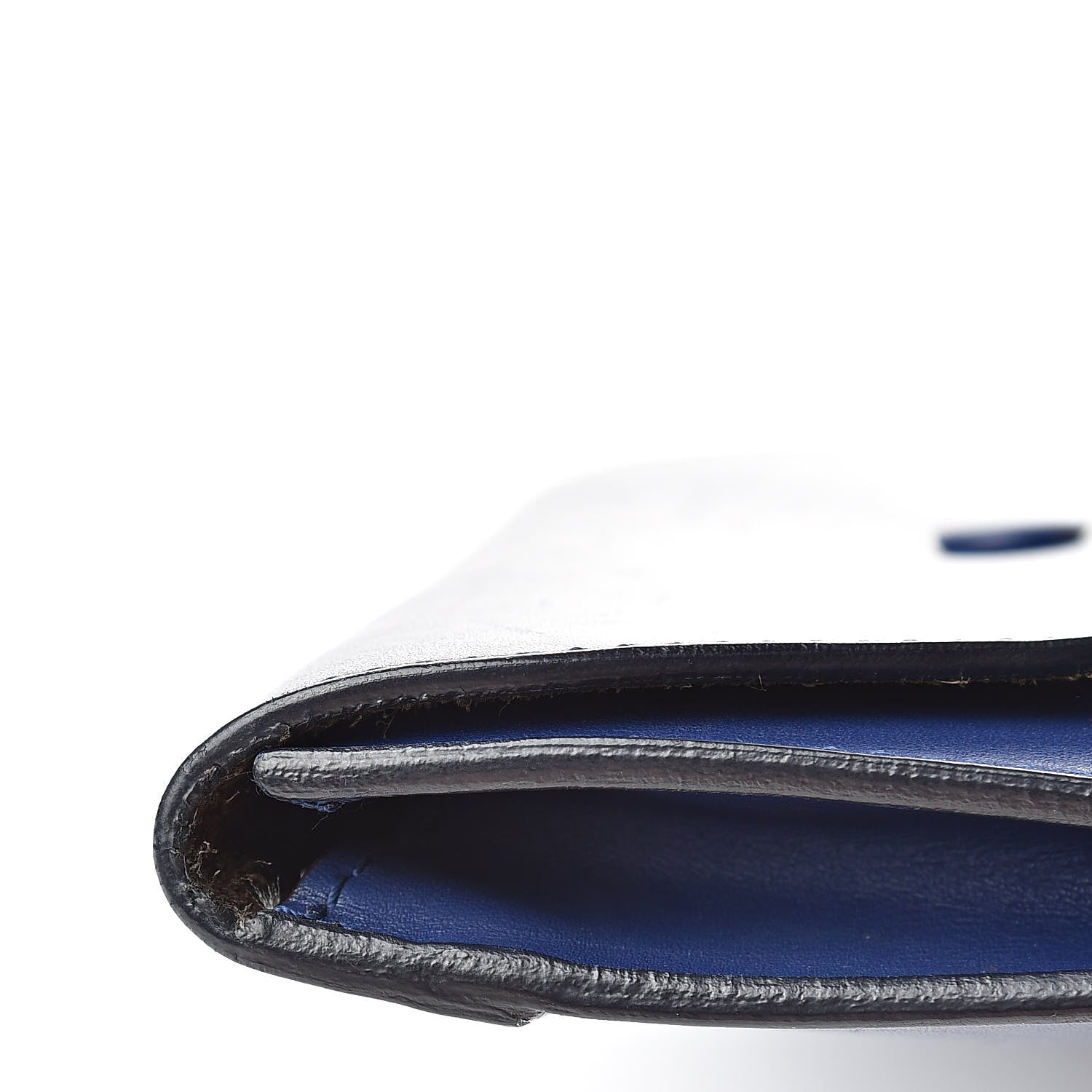 Celine Smooth Calfskin Tie Knot Companion Pouch Dark Indigo 13 of 14