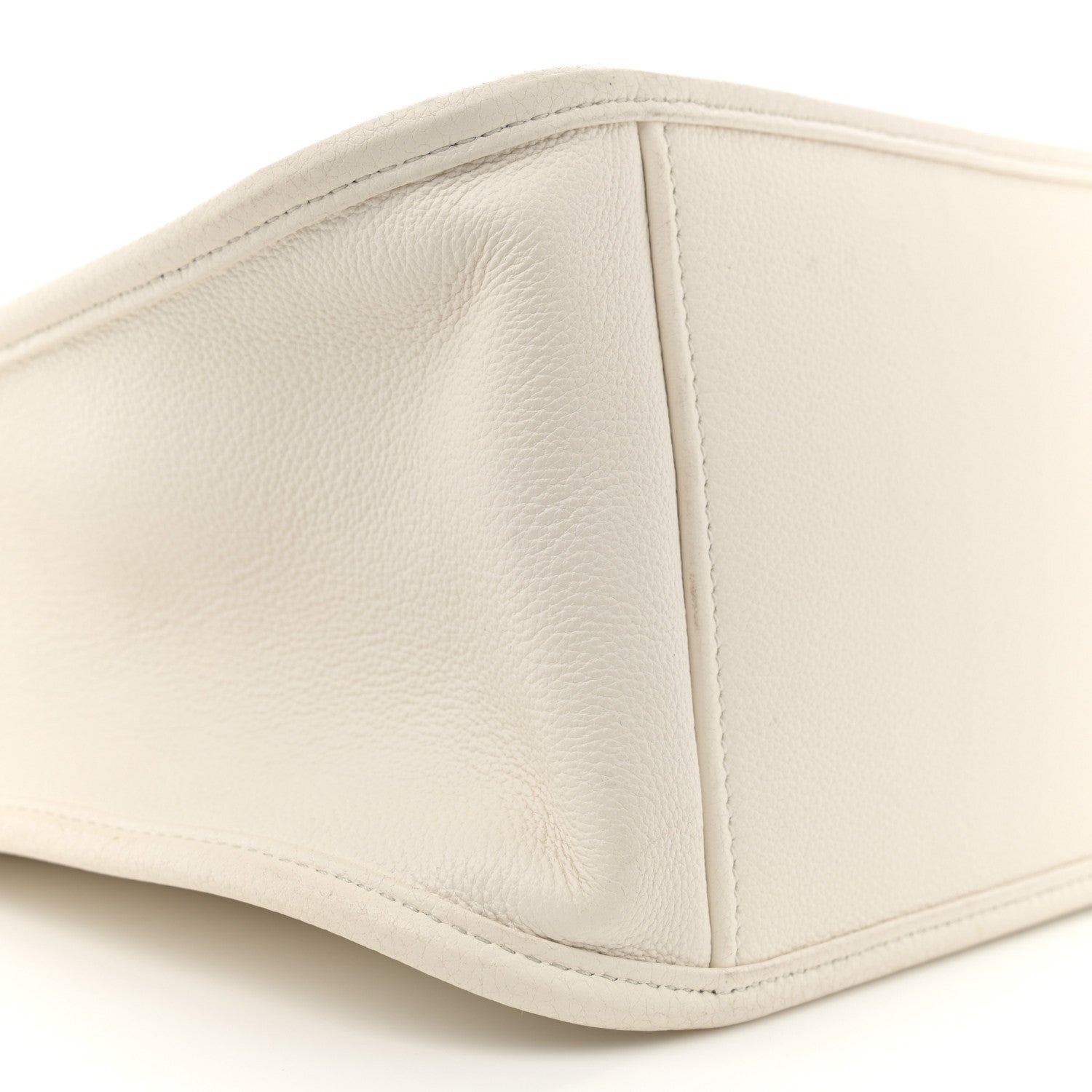 Prada Vitello Daino Soft Hobo Messenger Bag White 8 of 11