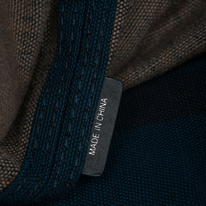 Burberry Overdyed Canvas Mega Check Medium Susanna Hobo Navy Blue 8 of 8