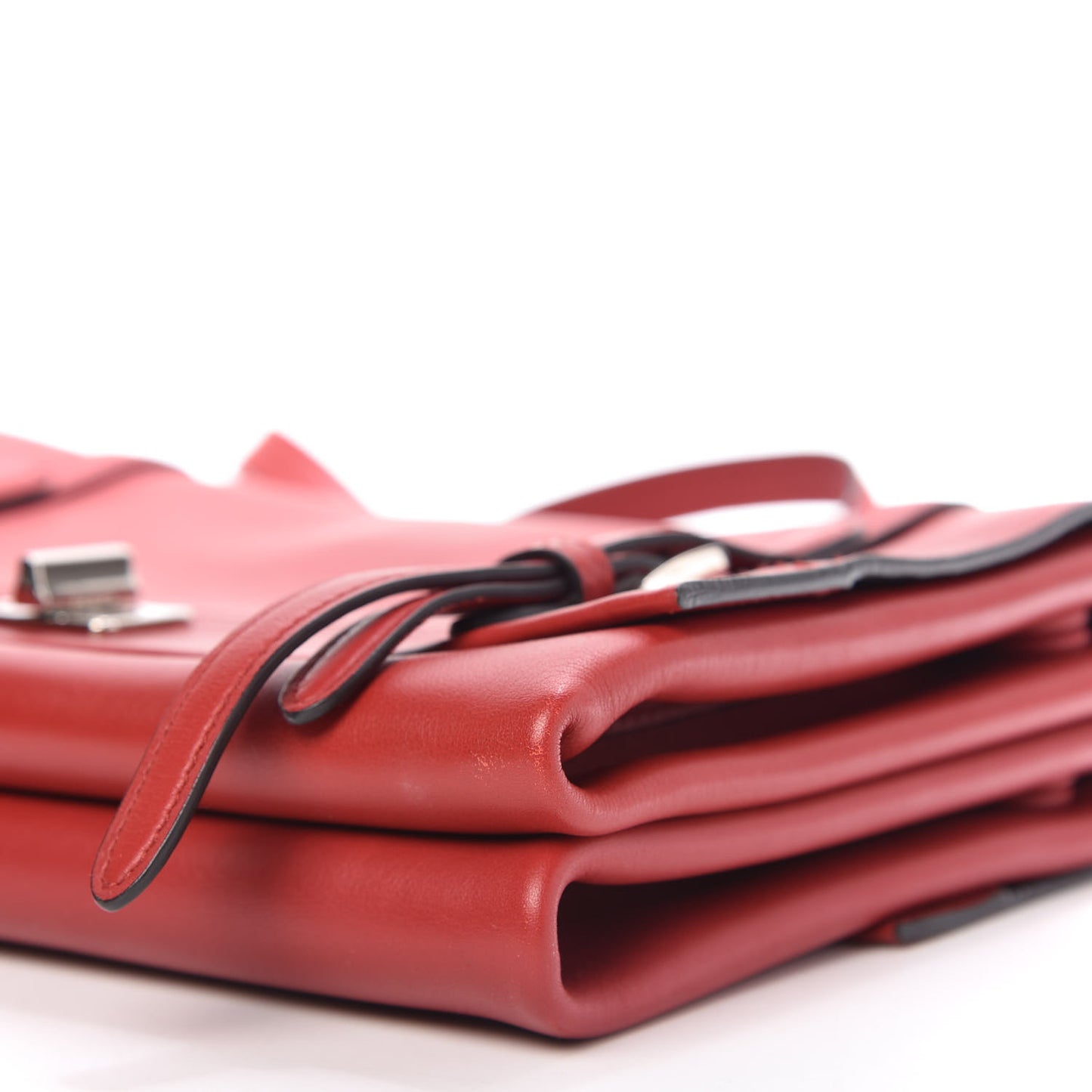 Lux Calf Flap Crossbody Fuoco