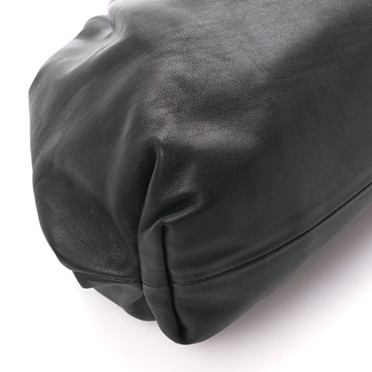 Bottega Veneta Smooth Butter Calf The Pouch Oversized Clutch Black 10 of 11