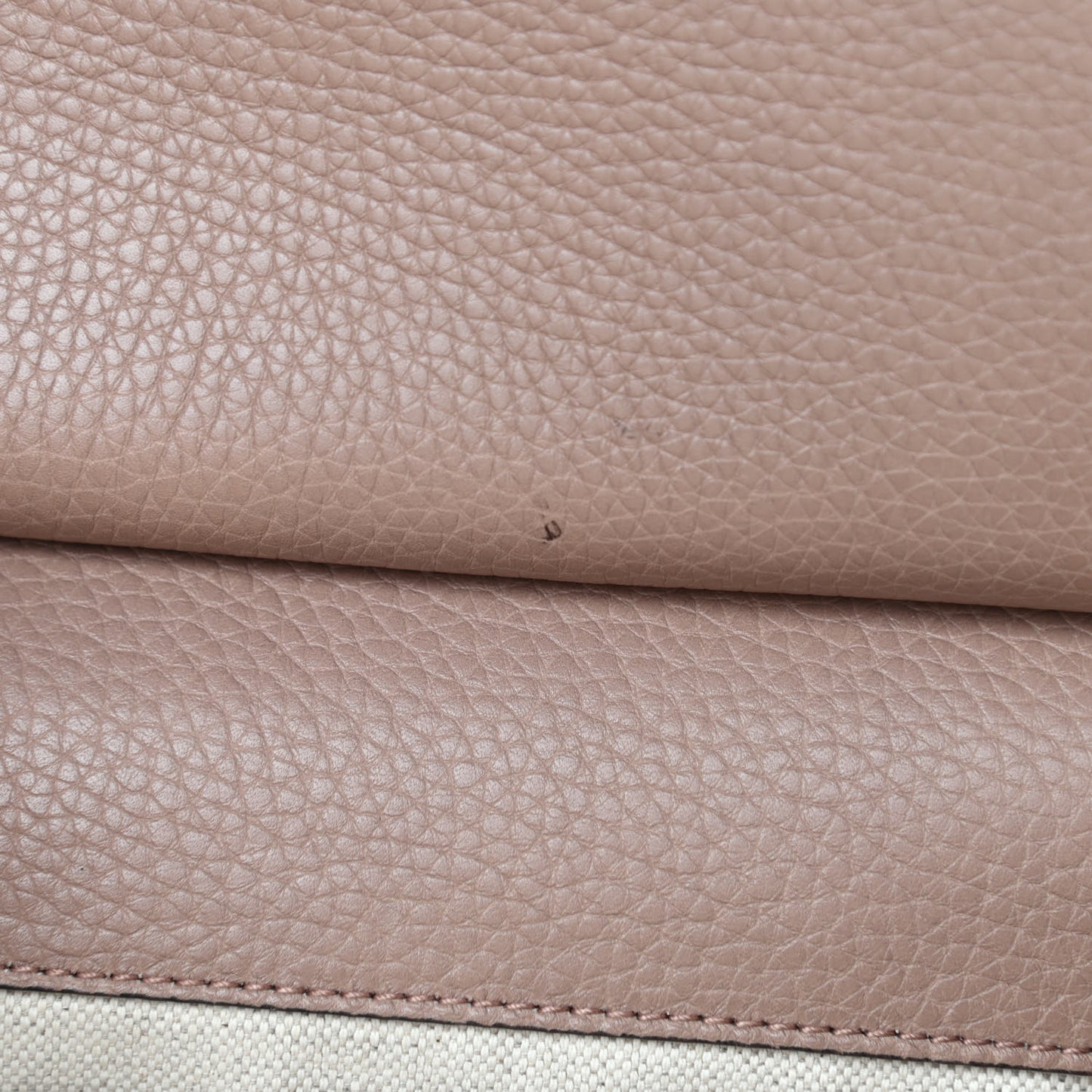 Calfskin Mini Pearly GG Marmont Top Handle Bag Antique Rose