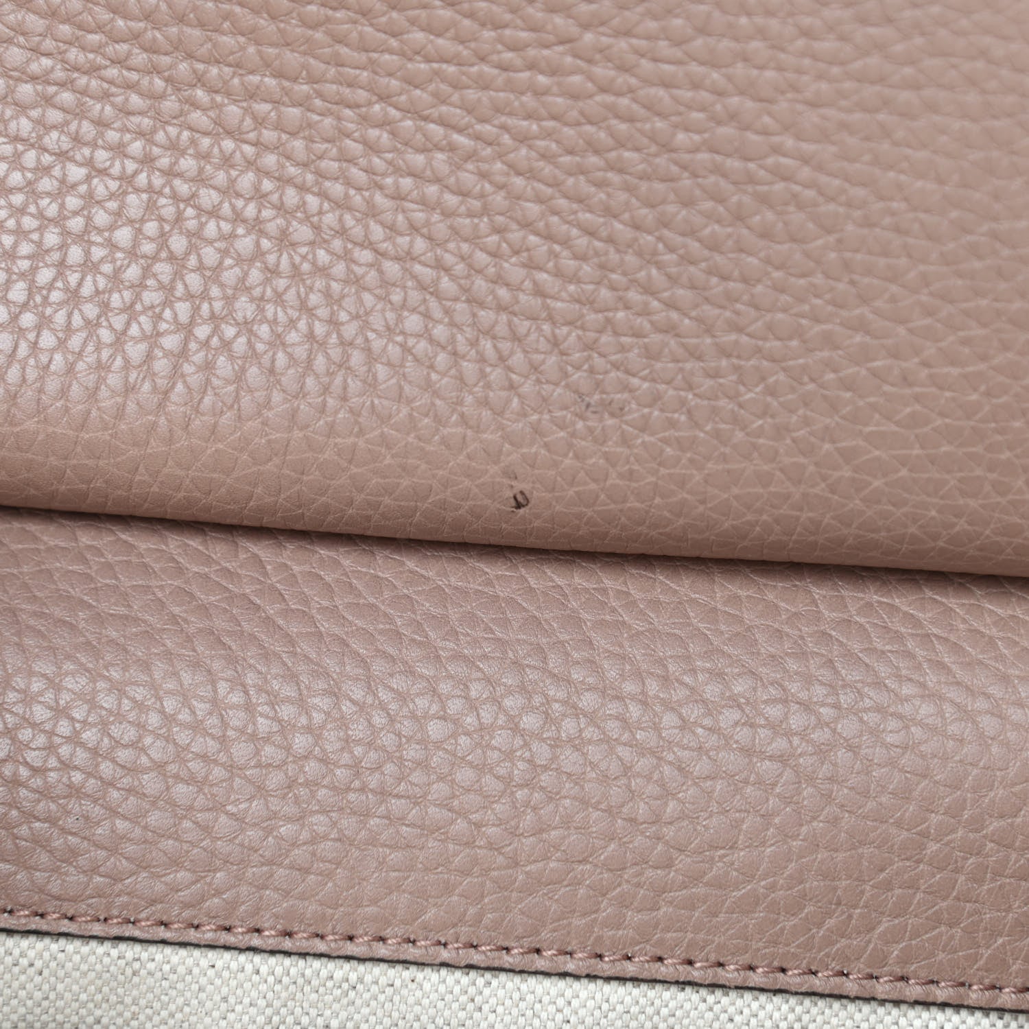Gucci Calfskin Mini Pearly GG Marmont Top Handle Bag Antique Rose 6 of 11