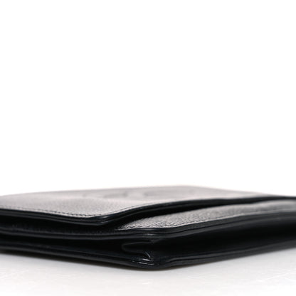Chanel Caviar Timeless CC Wallet On Chain WOC Black 10 of 12