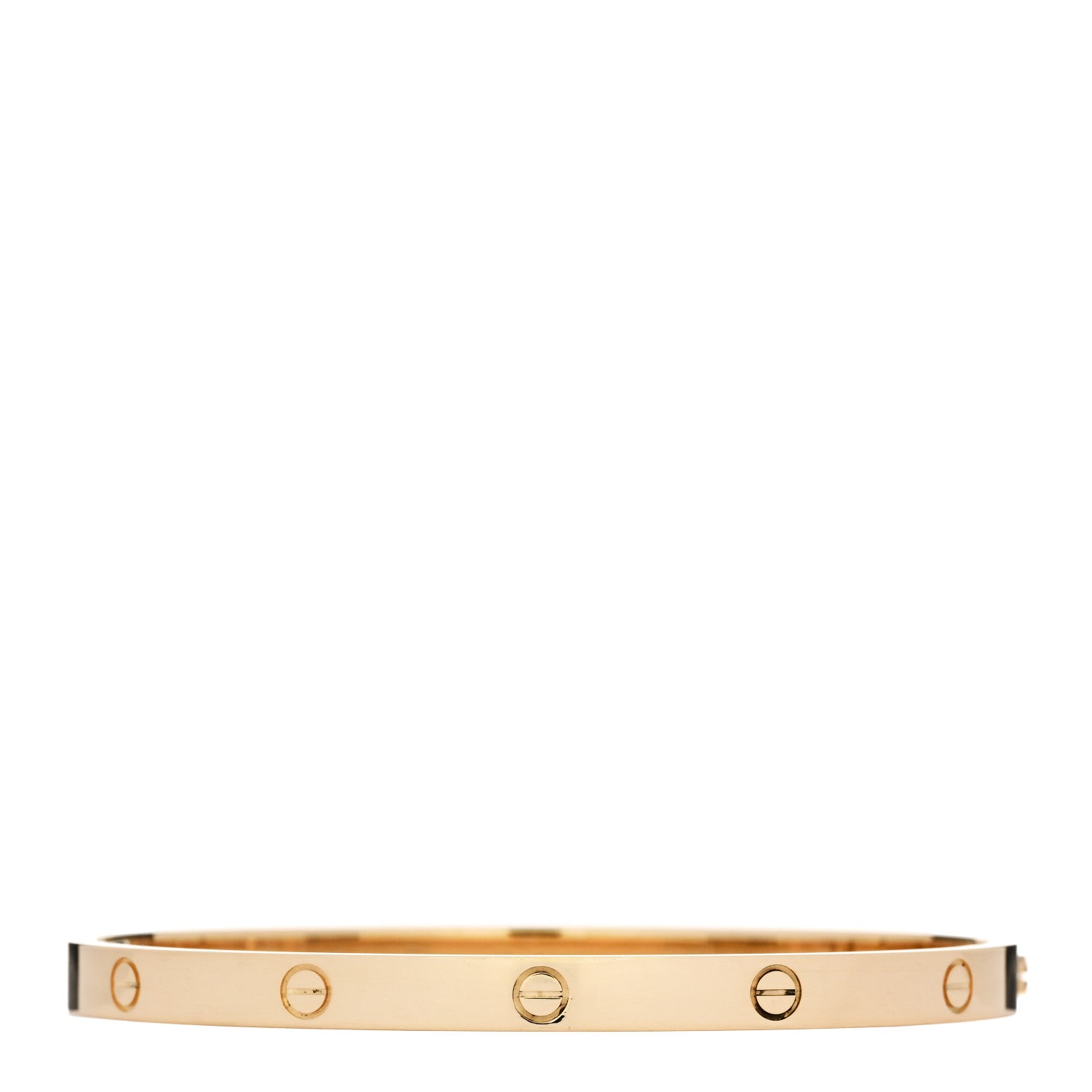 Cartier 18K Yellow Gold Medium LOVE Bracelet 18 1 of 8