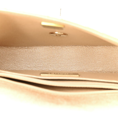 Chanel Mirror Calfskin Metallic Calfskin Quilted Hollywood Boulevard Mini Flap With Star Coin Purse Gold 5 of 11