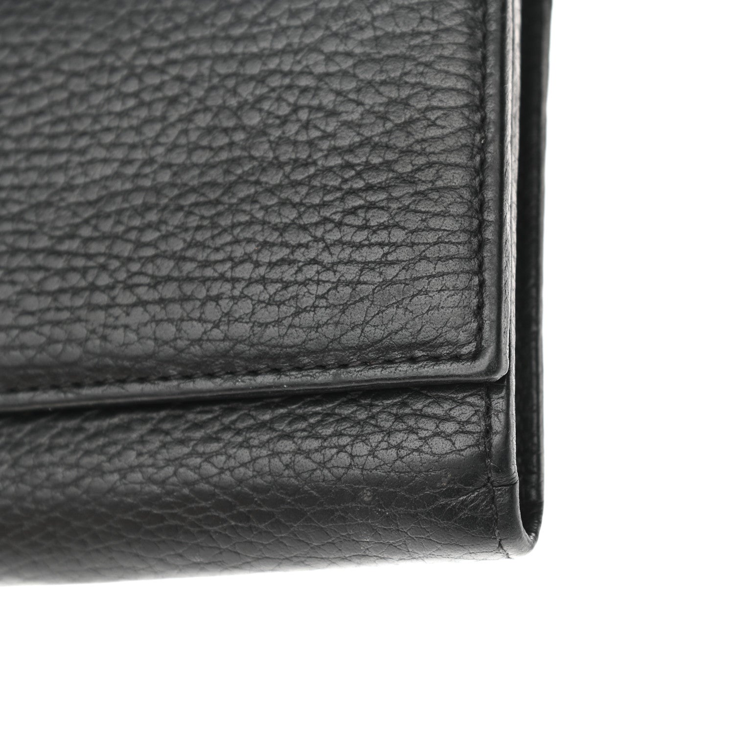 Gucci Calfskin Petite GG Marmont Wallet Chain Bag Black 10 of 10