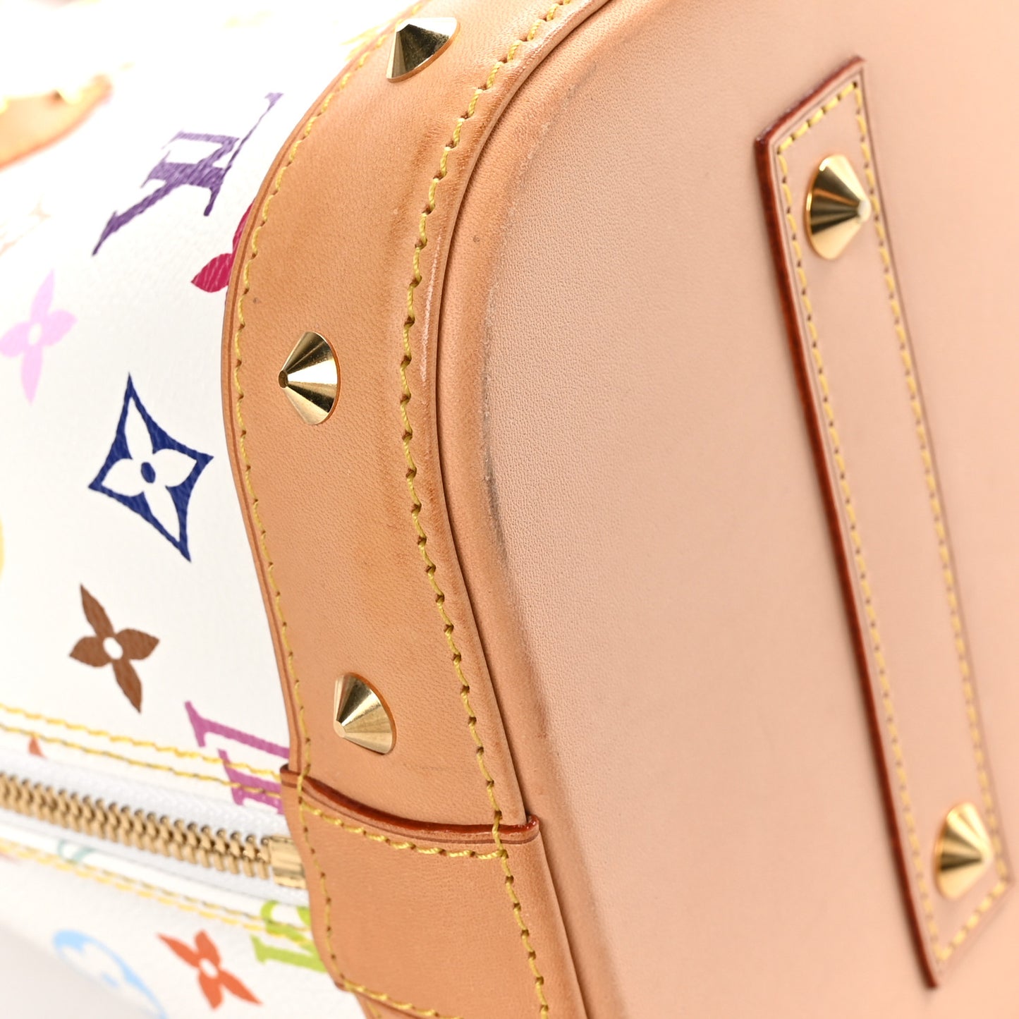 Monogram Multicolor Alma GM White