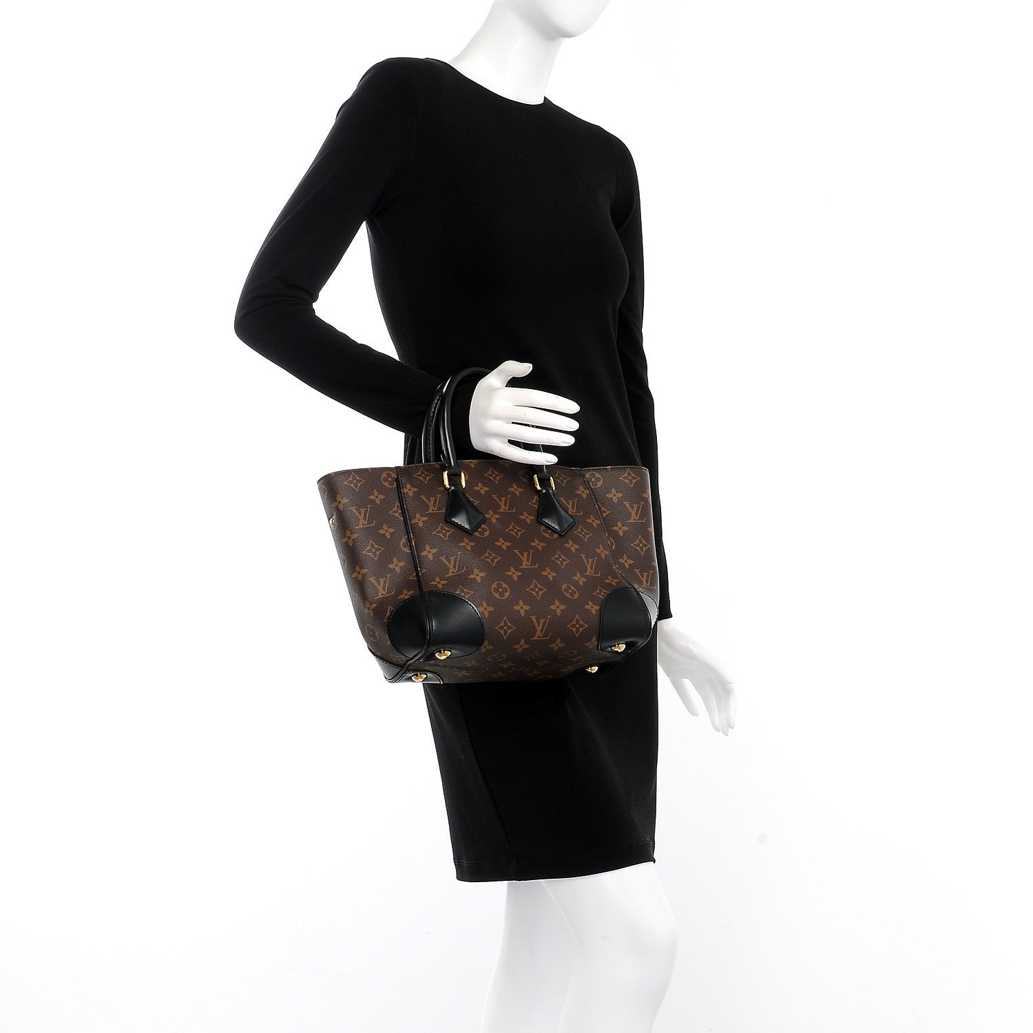 Louis Vuitton Monogram Phenix PM Black 3 of 9