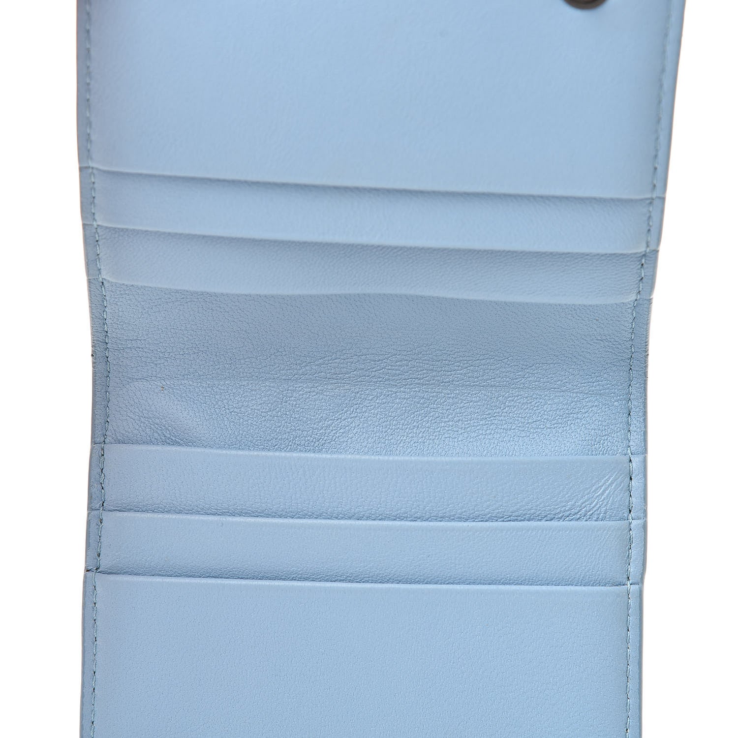 Bottega Veneta Nappa Intrecciato Card Holder Light Blue 8 of 8