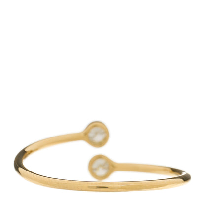 Tiffany 18K Yellow Gold Diamond Elsa Peretti Hoop Ring 54 6.75 3 of 4