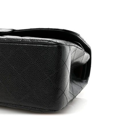 Chanel Caviar Quilted Jumbo Double Flap Black 10 of 10