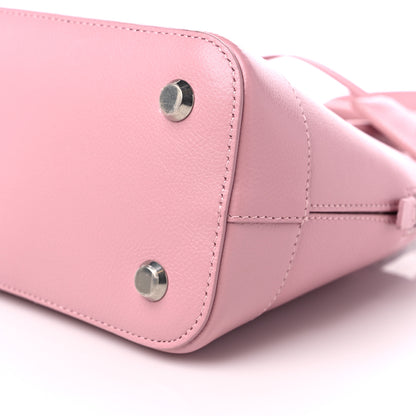 Balenciaga Grained Calfskin S Ville Top Handle Bag Pink White 9 of 9