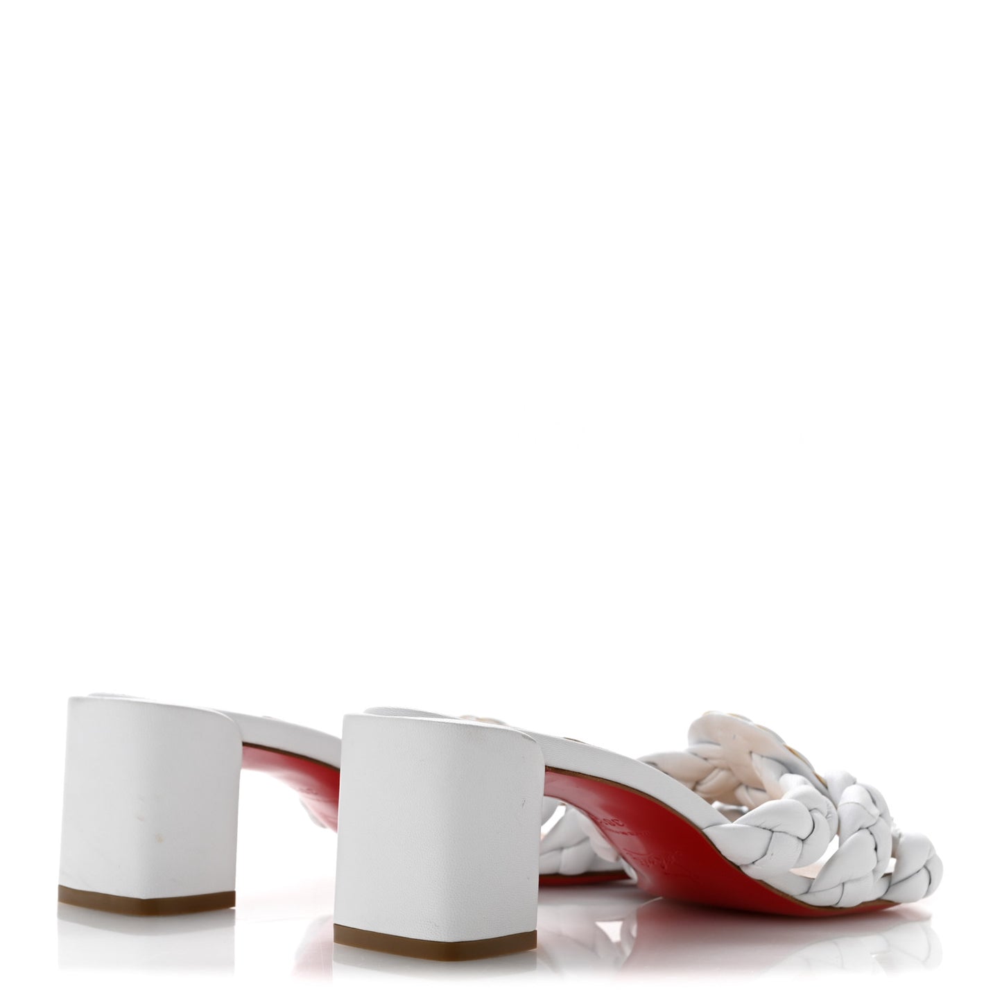 Nappa Marmela Mules 38.5 Bianco