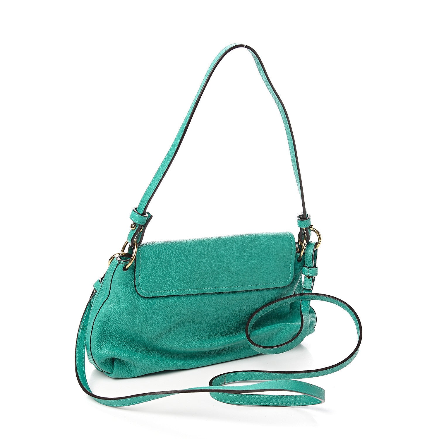Chloe Goatskin Elsie Crossbody Bag Jade Green 2 of 11