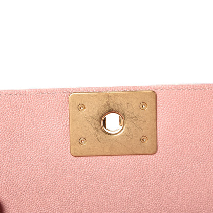 Chanel Caviar Quilted Small Boy Flap Pink 9 of 9