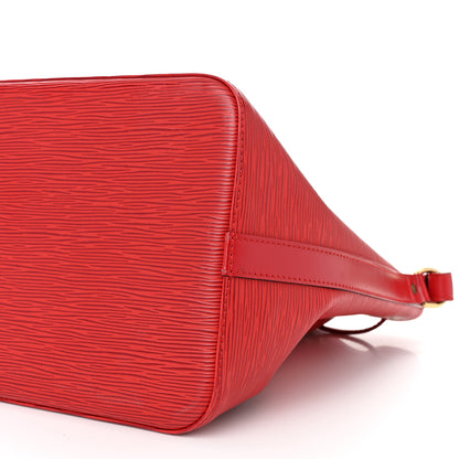 Louis Vuitton Epi Petit Noe Castillan Red 9 of 10