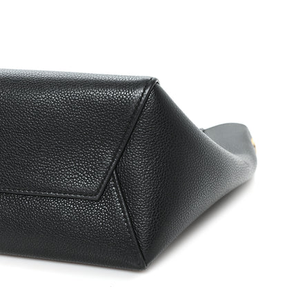 Celine Soft Grained Calfskin Small Sangle Bucket Bag Black 9 of 10