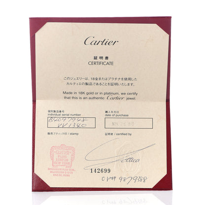 Cartier 18K Pink Gold Diamond Ceramic LOVE Ring Set 48 4.5 4 of 5