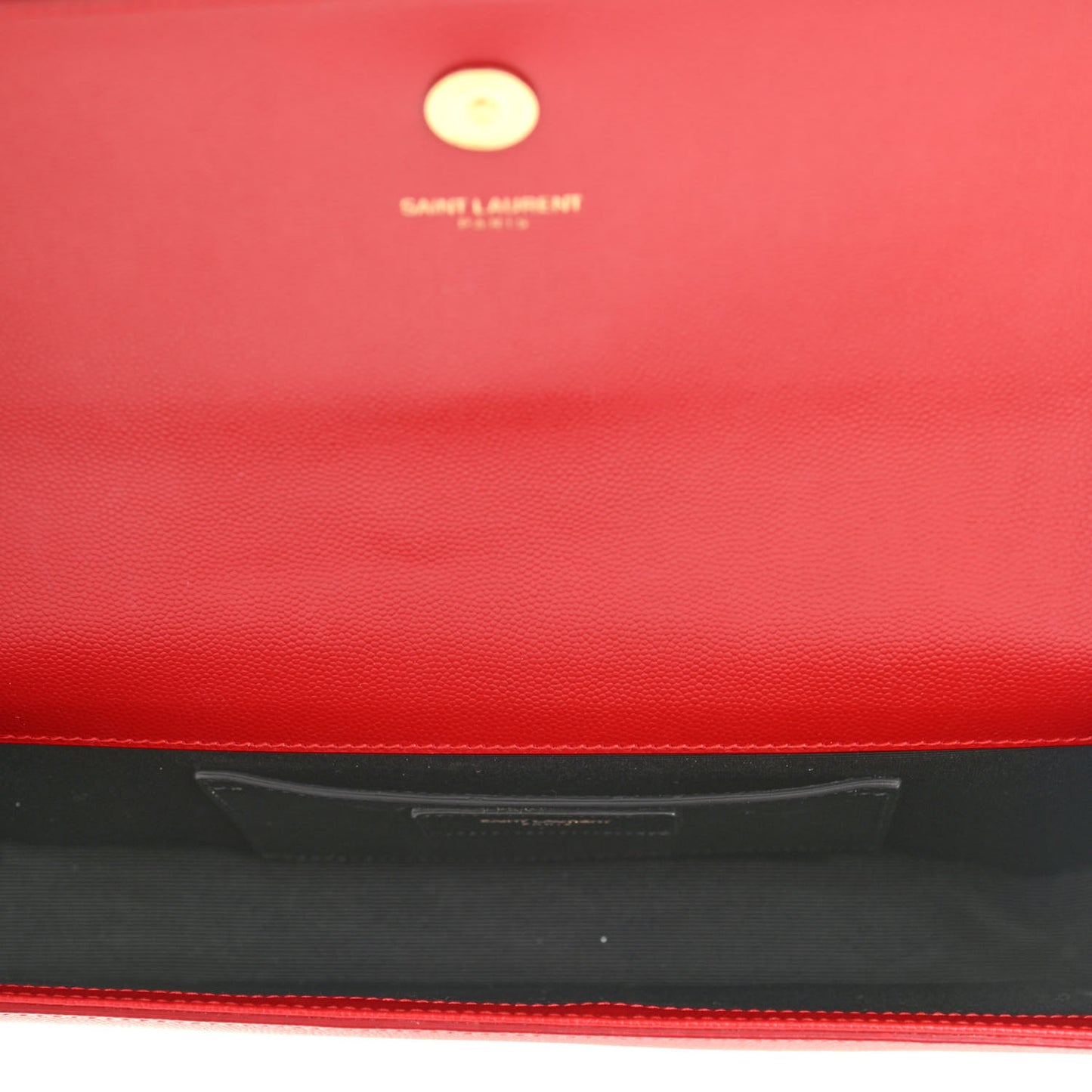 Calfskin Classic Monogram Cassandre Clutch Rouge Orient