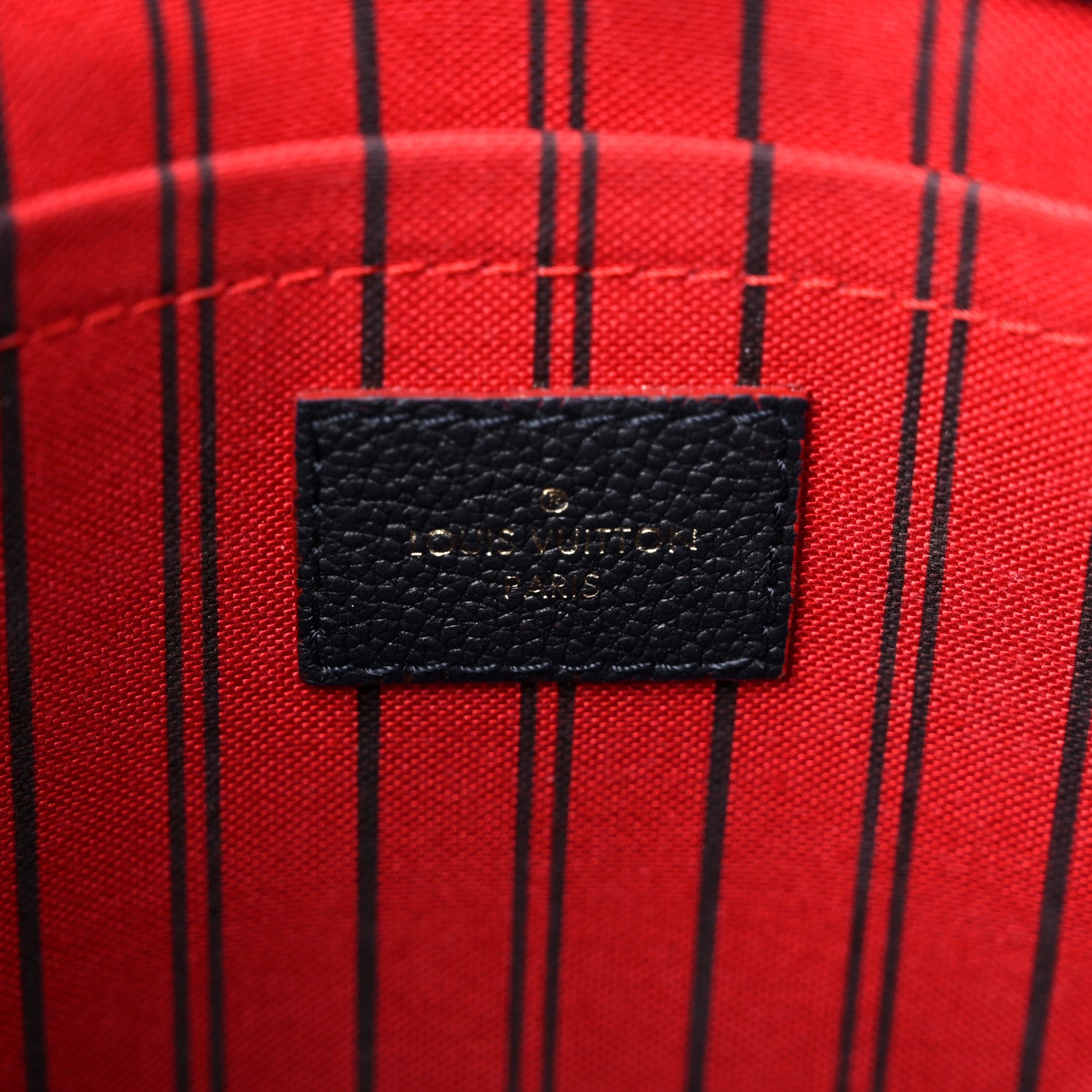 Louis Vuitton Empreinte Montaigne GM Marine Rouge 6 of 20