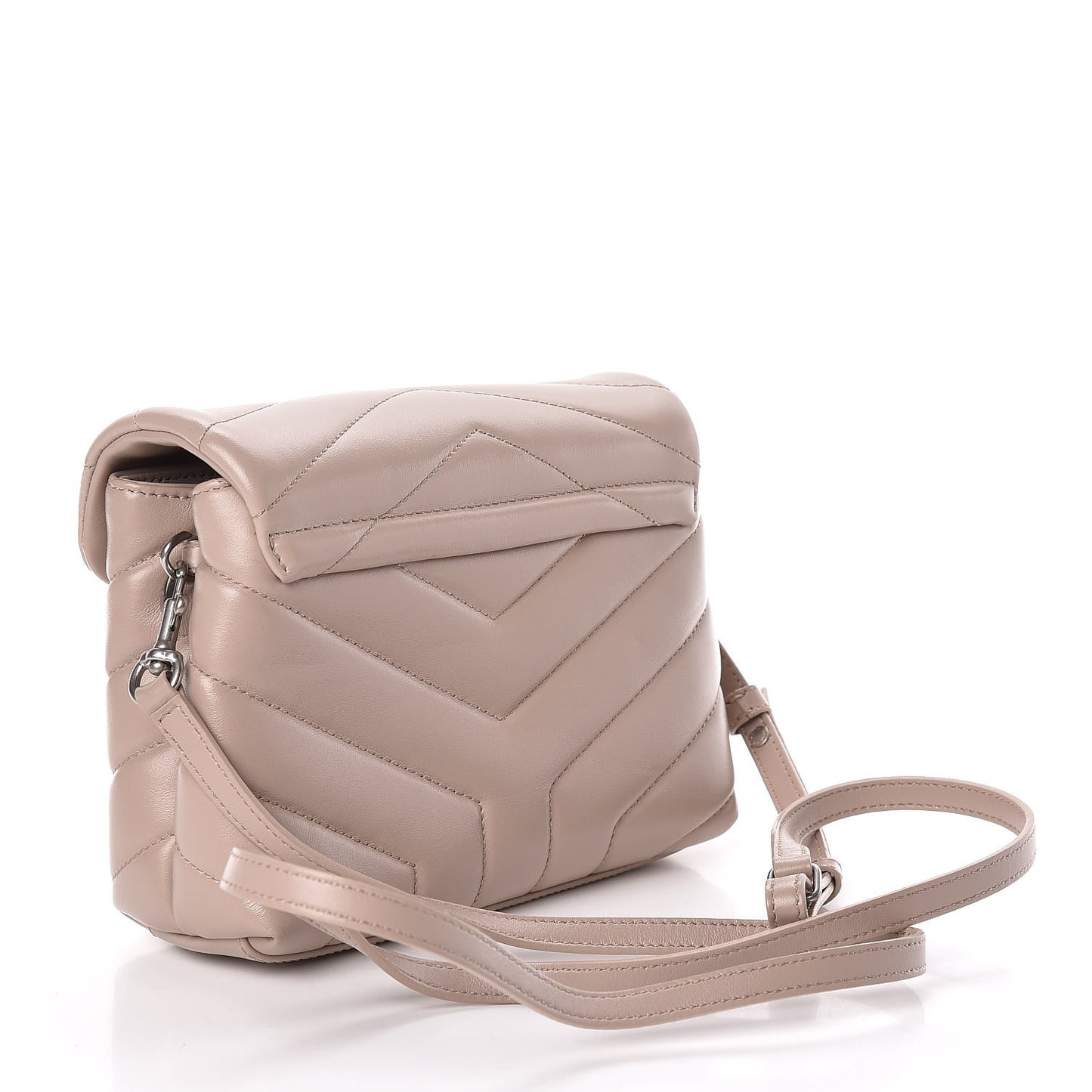 Calfskin Y Quilted Monogram Toy Loulou Satchel Light Natural
