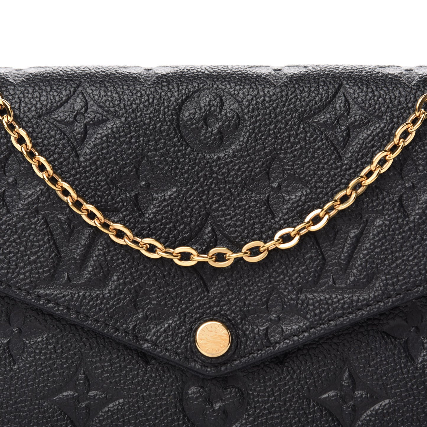 Empreinte Pochette Felicie Chain Wallet Black
