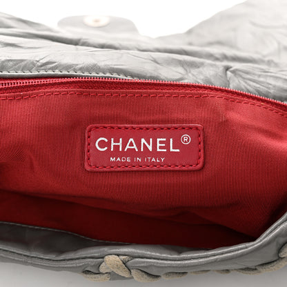 Chanel Calfskin Medium Ultra Stitch Flap Grey 6 of 11