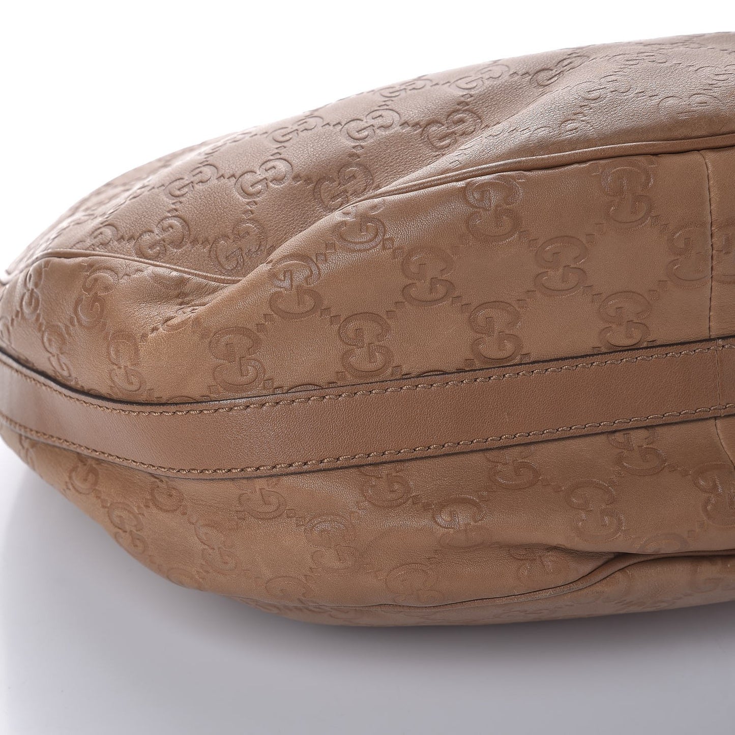 Guccissima Medium GG Twins Hobo Brown