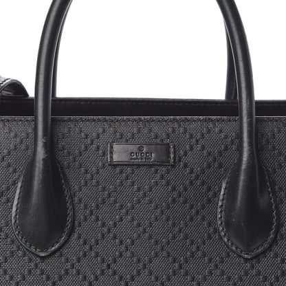 Gucci Hilary Lux Bright Diamante Medium Top Handle Bag Black 18 of 18