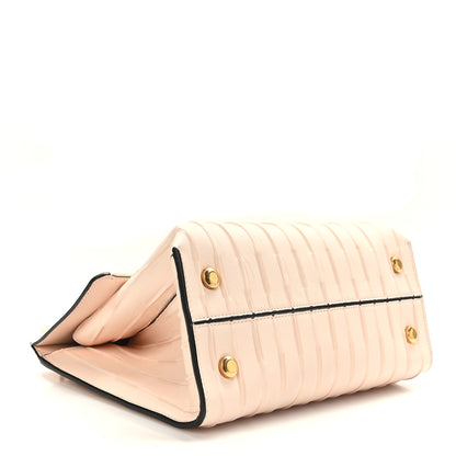 Salvatore Ferragamo Calfskin Trifolio Pinktuck Top Handle Bag Pink Lemonade 4 of 8