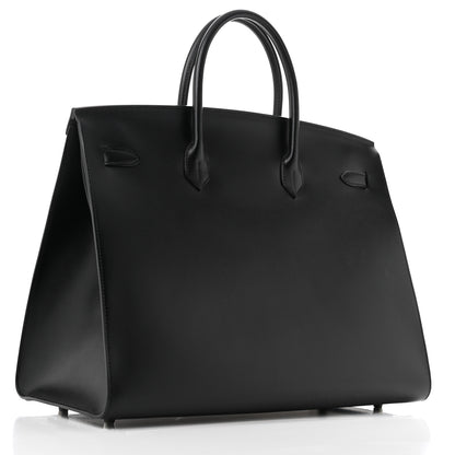 Hermes Vache Hunter Birkin Sellier 40 Black 4 of 16