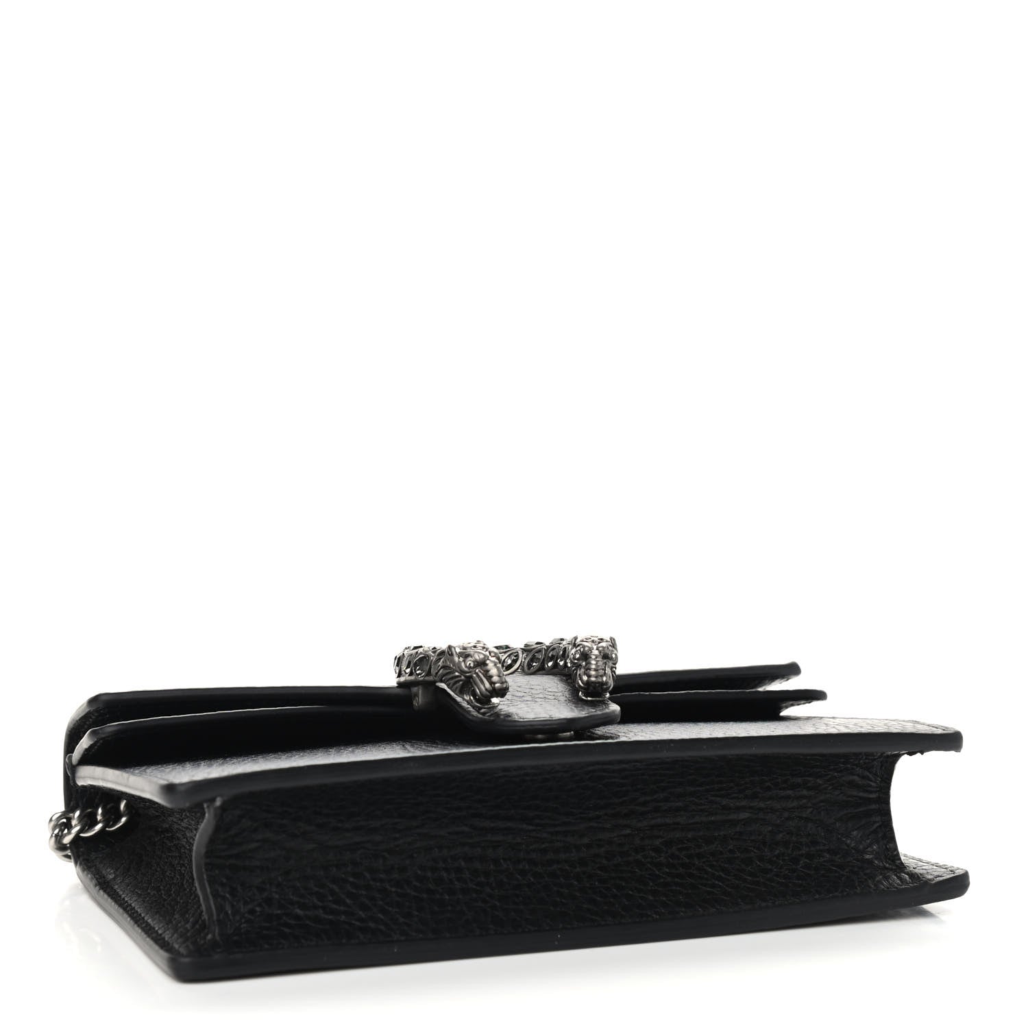 Gucci Calfskin Super Mini Dionysus Shoulder Bag Black 4 of 8