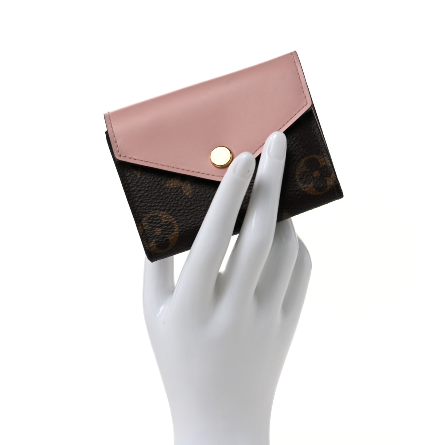 Monogram Zoe Wallet Rose Ballerine
