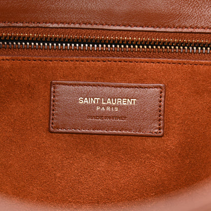 Saint Laurent Calfskin Monogram Hobo Cotto 6 of 10