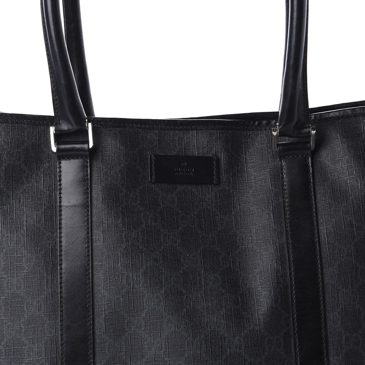 Gucci GG Plus Monogram Large Tote Black 10 of 10