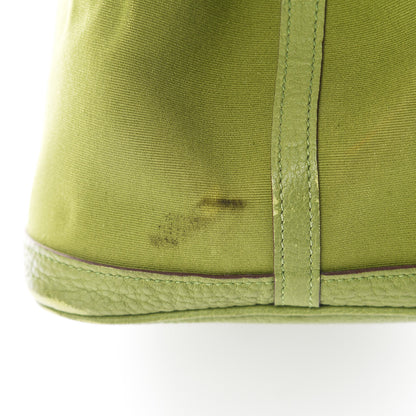 Hermes Toile Buffle Gala Garden Party 36 MM Tote Vert Anis 9 of 16