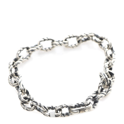 David Yurman Sterling Silver 8mm Twist Link Chain Bracelet 4 of 4
