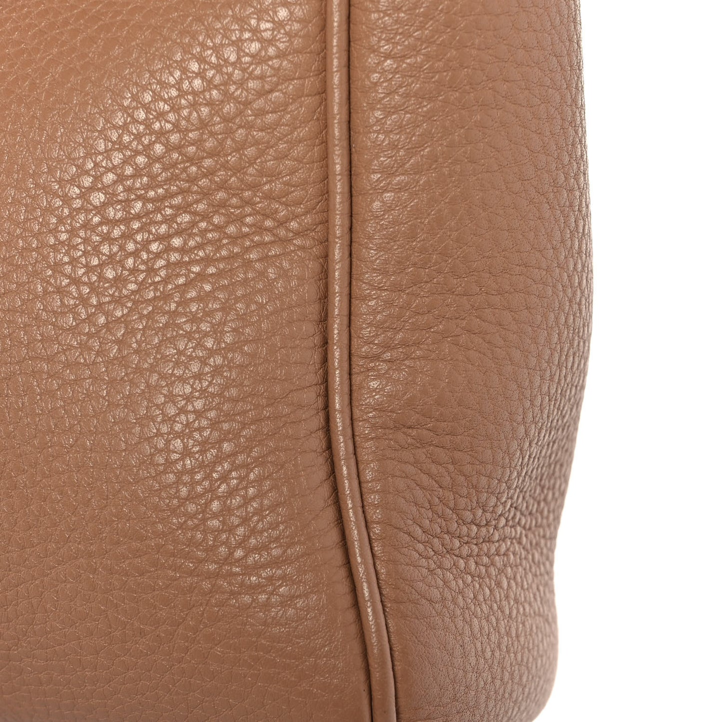 Cellarius Calfskin Mini Bamboo Shopper Tote Camelia
