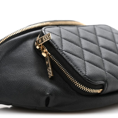 Chanel Caviar Quilted Business Affinity Waist Belt Bag Black 9 of 10